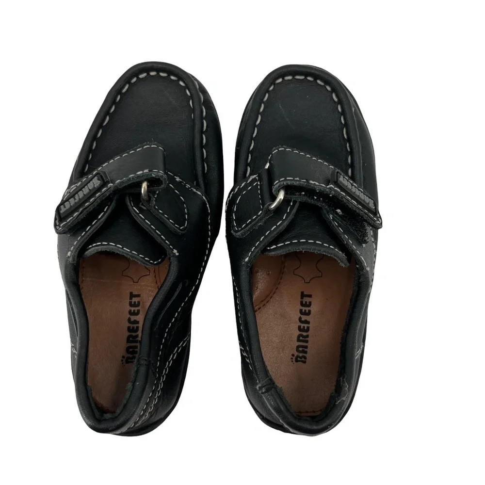 Barefeet Black Loafers Size 22 Toddler